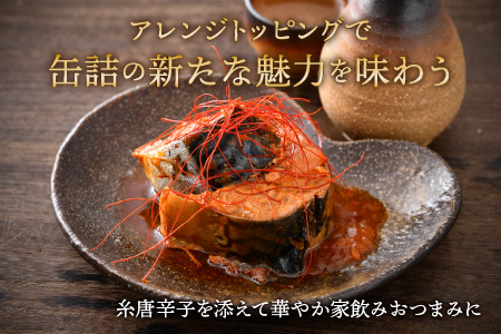 鯖味付缶詰 【唐辛子入】 12缶 鯖缶 おつまみ 保存食 [B-003017]