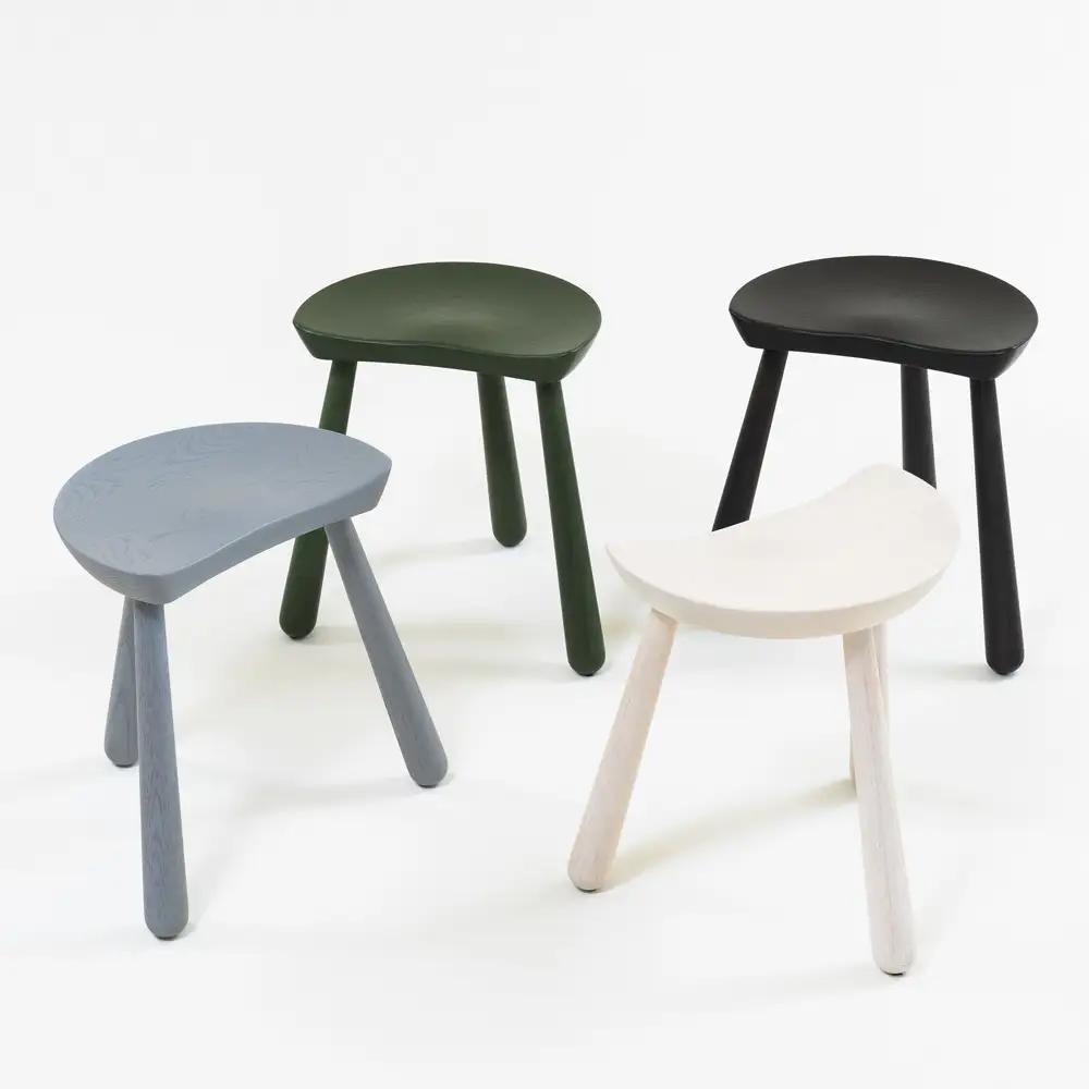 WK58．muku milk stool color（深緑） No.1027-04