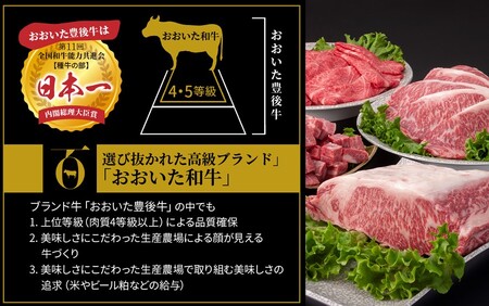 2436R_【A4～A5等級】小分けで便利！ おおいた和牛 切り落とし 1kg (250g×4P)