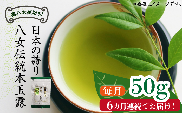 
【全6回定期便】奥八女星野村 八女茶 伝統本玉露[50g]×1袋《築上町》【株式会社ベネフィス】 [ABDF113] 54000円
