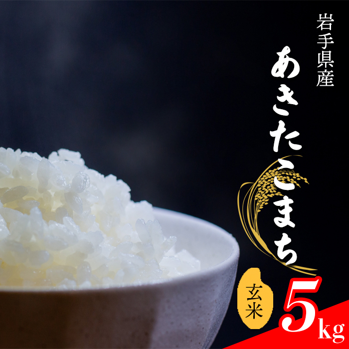 CL-107 あきたこまち 玄米 5kg【中沢農産】