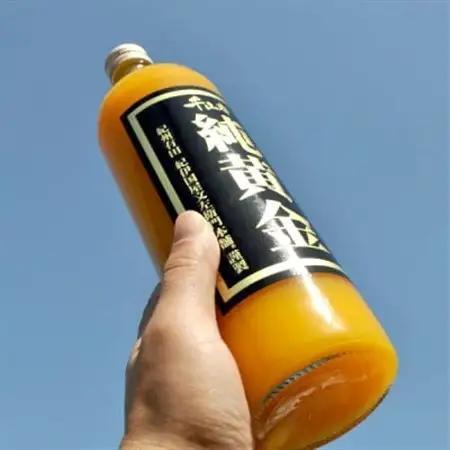 『純黄金』900ml×6本　和歌山みかんジュース　無添加ストレート【1707426】