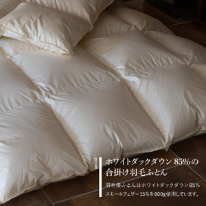 布団 【新生活応援】羽毛合い掛けふとん 敷ふとん 2点セット(シングル) 布団