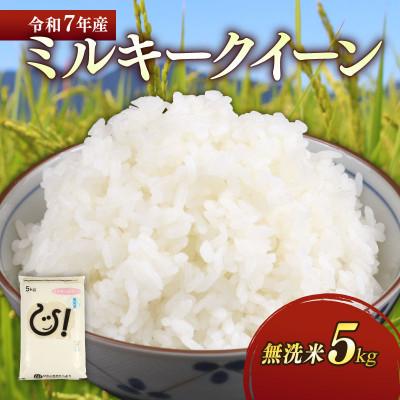 ふるさと納税 彦根市 令和7年産新米ミルキークイーン白米無洗米5kg 甘みと強い粘りが特徴