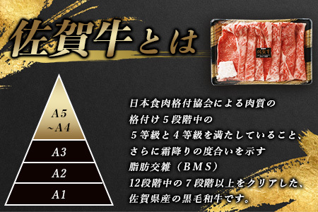 佐賀牛 もも スライス (合計360g)【黒毛和牛】赤身 モモ B-575