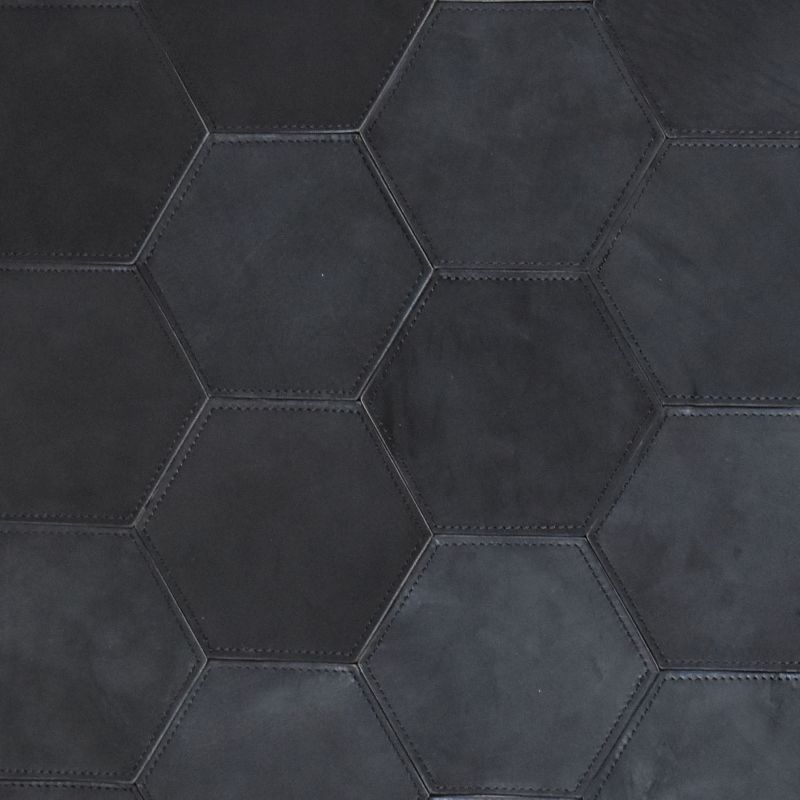 Teha’amana Mat honeycomb Smoke テハマナ 玄関マット スモーク ブラック 革 皮 雑貨 おしゃれ レザー 本革 こだわりの逸品 地域特産品 ギフト 自分用 人気 おすすめ