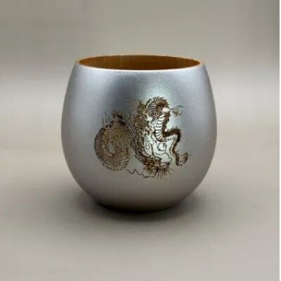 コーヒーカップ 銀龍(桐箱入り)【1661690】