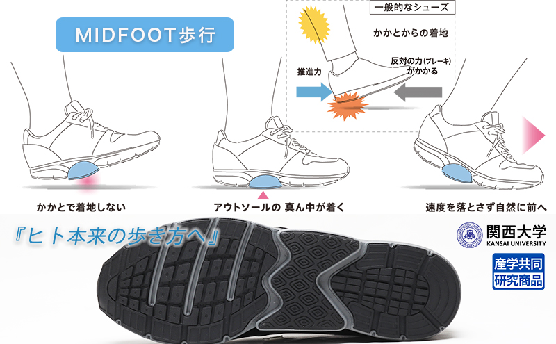 MIDFOOT ( ミッドフッド ) 紳士靴 レザースニーカー MF002JM ( ブ