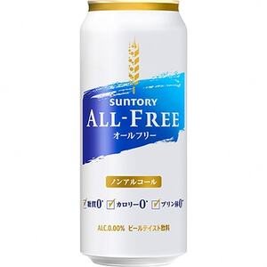 【毎月定期便】サントリー「オールフリー」500ml×24本全6回【配送不可地域：離島・沖縄県】【4001772】