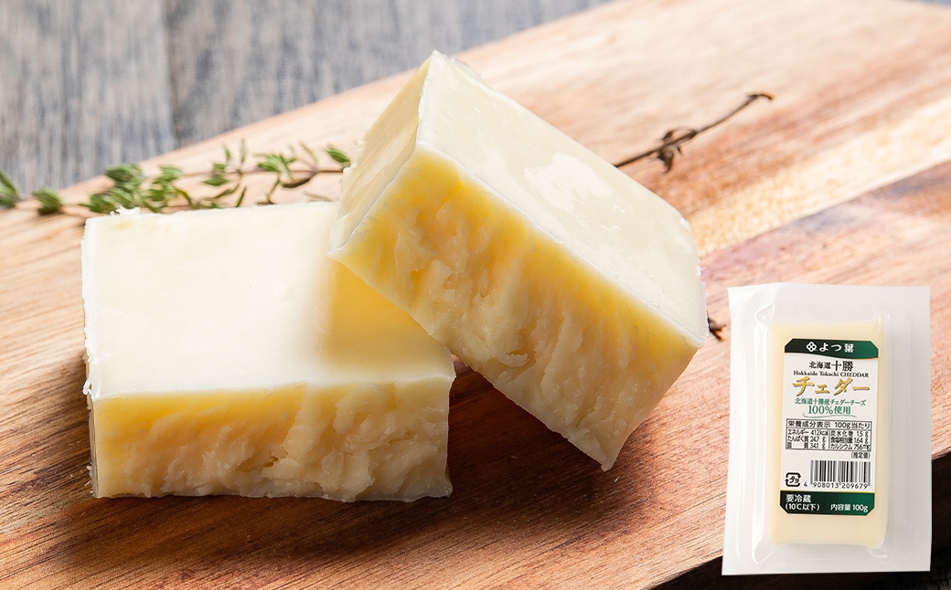 「よつ葉」北海道十勝 ブロックチーズ 2種（各1個セット）【B157】