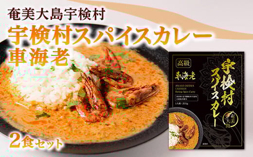 
宇検村スパイスカレー　車海老（2食セット）
