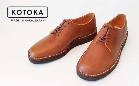 KOTOKA ( コトカ ) 紳士靴 一枚革 ダービー KTO2006 ( ライトブラウン ) 【 ファッション 靴 シューズ 雑貨 日用品 牛革 】 【 お洒落 レザーシューズ 快適 メンズ 】  BN004 27.0cm
