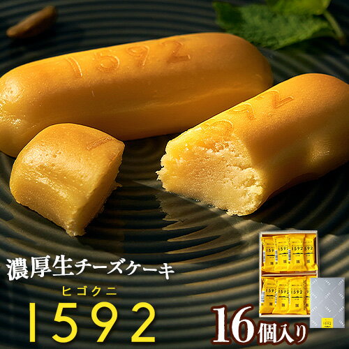 【ふるさと納税】 濃厚生チーズケーキ 1592 ヒゴクニ 16個入り 古今堂 《30日以内に出荷予定(土日祝除く)》 熊本県 南阿蘇村 チーズケーキ チーズ ひごくに お菓子 スイーツ
