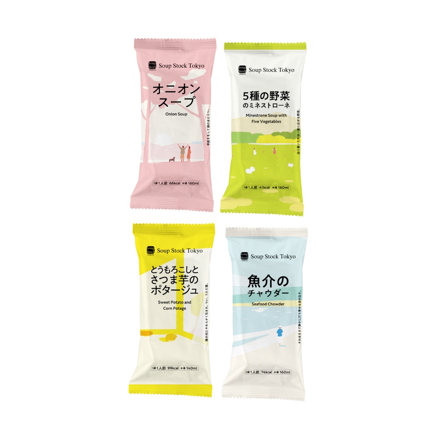 ＜スープストックトーキョー＞4種のスープセット16個入り