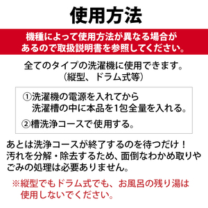 洗濯槽クリーナー 200g 1回分 WASHMANIA 洗濯槽クリーナー ドリームチーム