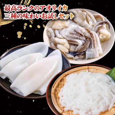 ふるさと納税 さぬき市 あおりいか三昧セット いかそうめん 200g、むき 身500g、ゲソ加熱用 200g 香川県 |  | 01