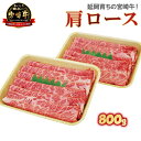 【ふるさと納税】牛肉 宮崎牛 肩ロース スライス 400g×2 計800g すき焼き 焼きしゃぶ しゃぶしゃぶ 国産 冷凍 送料無料