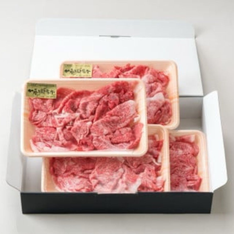 加藤牧場 黒毛和牛赤身（モモ/カタ）切り落とし800g（200g×4パック）松阪牛の品評会で最優秀賞受賞歴│牛肉 国産牛 国産 和牛 大容量 冷凍便 ロース 肩ロース 焼肉 しゃぶしゃぶ すき焼き_イ