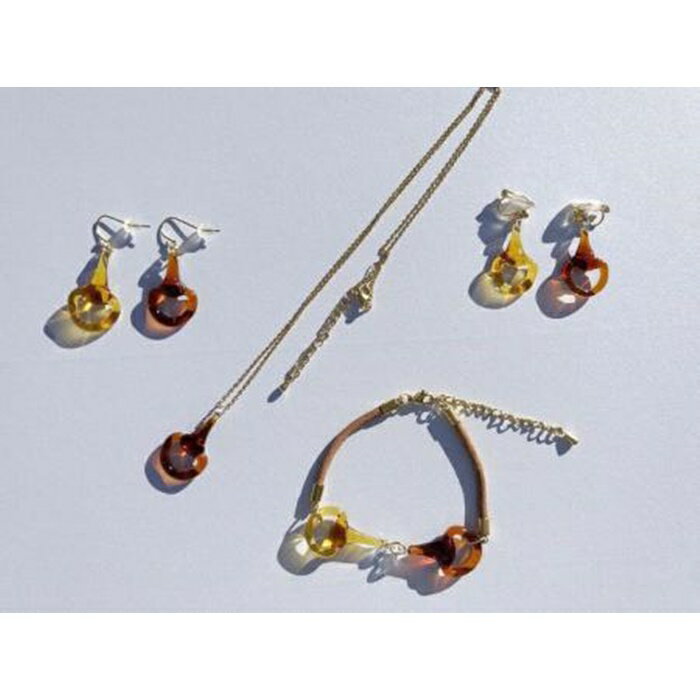 【ふるさと納税】オリジナルアクセサリー ハーフビットアクセサリーセット べっ甲 | 馬 アクセサリー レディース シンプル かわいい オシャレ プレゼント ギフト 贈り物