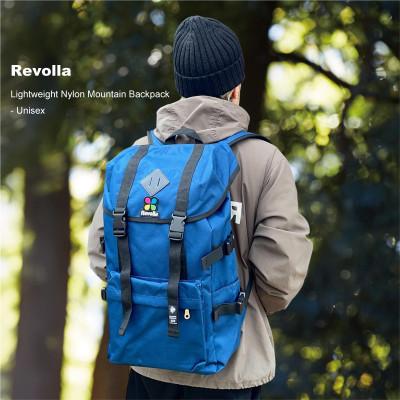 ふるさと納税 牧之原市 Revolla 軽量ナイロン マウンテンリュック 男女兼用 21リットル【ネイビー】