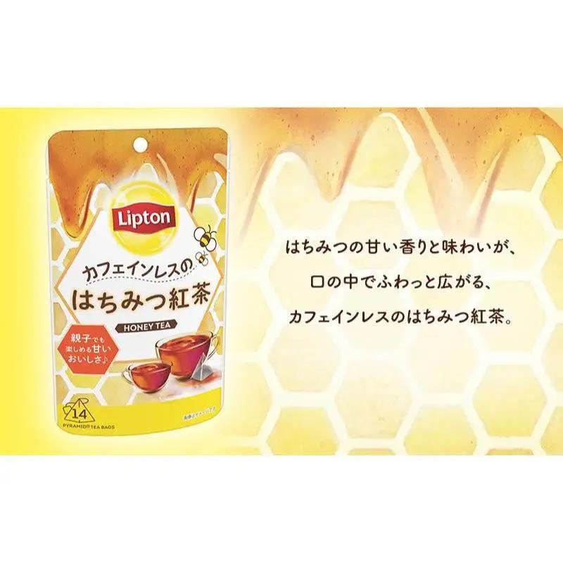 リプトン カフェインレスのはちみつ紅茶 ティーバッグ 14袋 飲料 紅茶 ティー カフェインレス ティーバッグ リラックス リフレッシュ