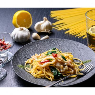 ふるさと納税 京丹後市 「カニ屋が作る　海のパスタソース」 ペペロンチーノパスタソースセット　5袋 |  | 01