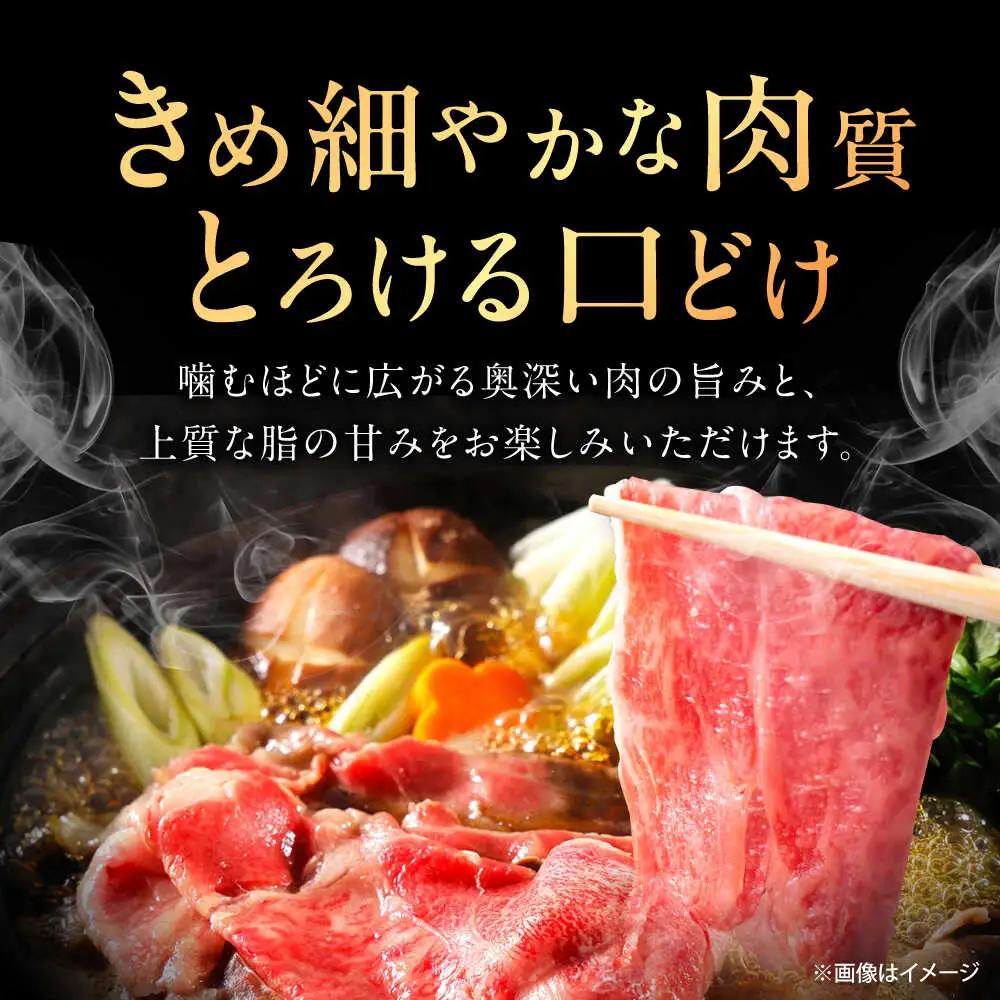 【6回定期便】佐賀牛 ローススライス すき焼き・しゃぶしゃぶ用 500g /MKミート武雄[UEM041] すき焼き
