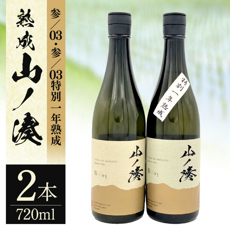 【ふるさと納税】 日本酒 酒 お酒 山ノ湊 熟成飲み比べセット 720ml 2本 渡辺屋 y30‐339 送料無料