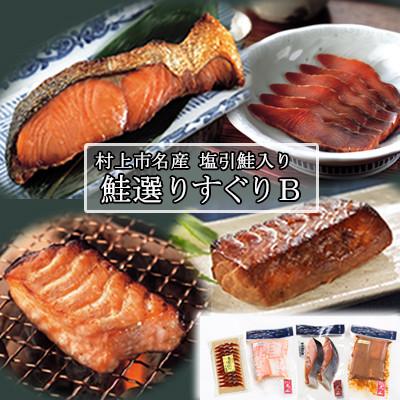 ふるさと納税 村上市 村上岩船 又上　鮭選りすぐりB　1032012
