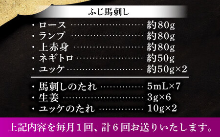 【全6回定期便】「本場・熊本の味」 上級赤身3種とユッケネギトロの詰め合わせ 3892【株式会社フジチク】[BHAD070]