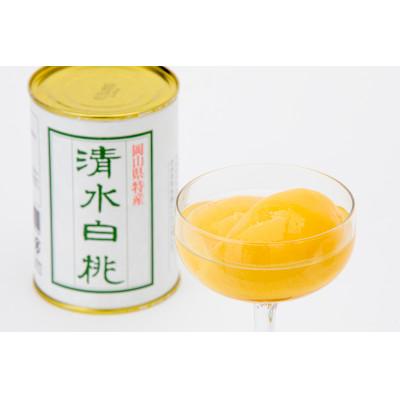 ふるさと納税 岡山市 清水白桃缶詰　2缶セット |  | 02