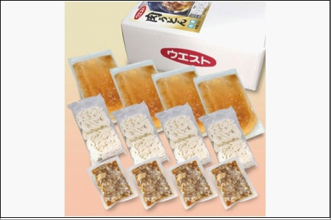 ウエスト 博多 肉うどん 4食分