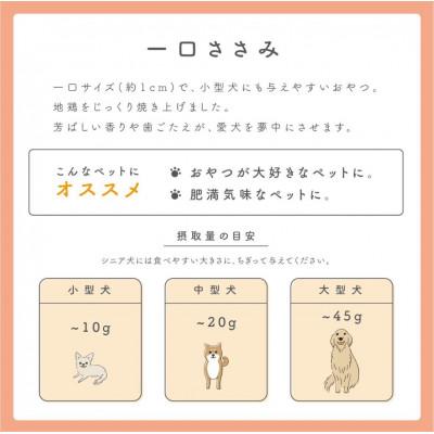 ふるさと納税 泉南市 □ペットフード研究所 国産無添加  一口ささみ500g |  | 01