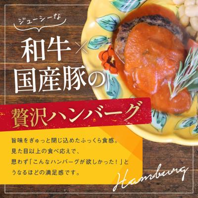 ふるさと納税 京都市 【ダニエルズ】和牛と国産豚のハンバーグ トマト煮込み 5個入り|京都 本格イタリアン 有名店 人気 |  | 02