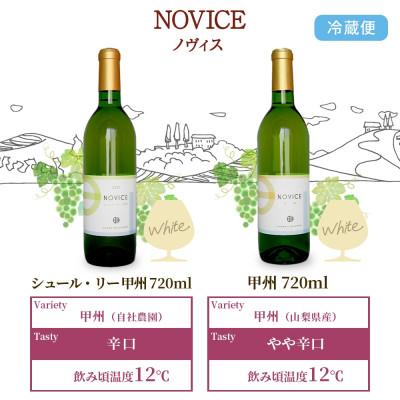 ふるさと納税 笛吹市 白ワイン NOVICE(ノヴィス)甲州 2種 2本セット 日川中央葡萄酒 山梨県笛吹市 |  | 03