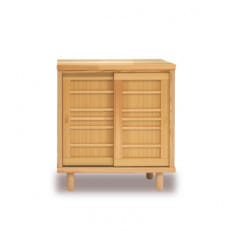 大川家具　国産材(九州)杉材　シューズボックス　杉　幅90～130cm　1cm単位オーダー