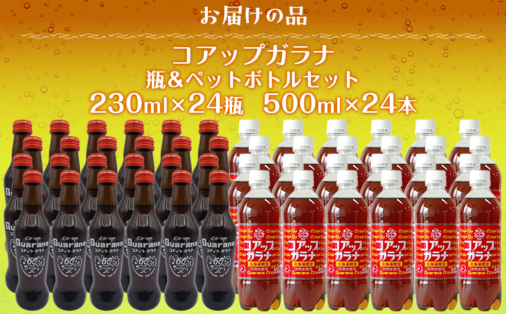 コアップガラナ48本セット 道産子ソウルドリンク！ファンに大人気！ NAQ001