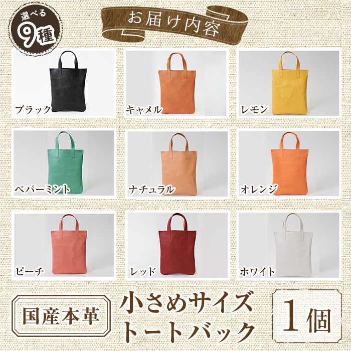 ミニトートバッグ Zenis(ナチュラル・1個) B5ファイル収納サイズ ナチュラル レザー 国産 日本製 牛革 革製品 手作り 贈答 男性 女性 レディース メンズ【ksg1812-nt】【Zeni