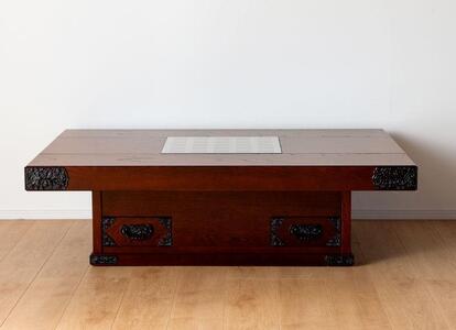 【吉野民芸 120座卓】★創業明治40年老舗「境木工」熟練の職人の手により1つ1つ丁寧に作り上げる伝統工芸品「吉野民芸家具」