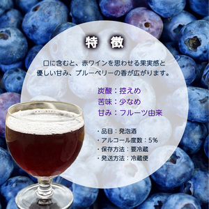 ブルーベリーミライエール 330ml×6本 | ブルーベリー 地ビール クラフトビール