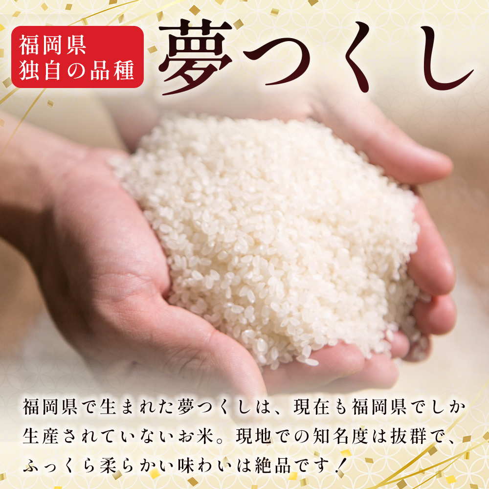 【10営業日以内に発送】赤村産米 農家直送【数量限定】 精米 夢つくし 5kg (品番:4U2-S)