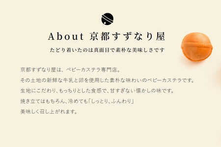 【京都すずなり屋】冷凍ベビーカステラ プレーン40個入り大袋×5袋 ｜ベビーカステラ専門 人気店 冷凍