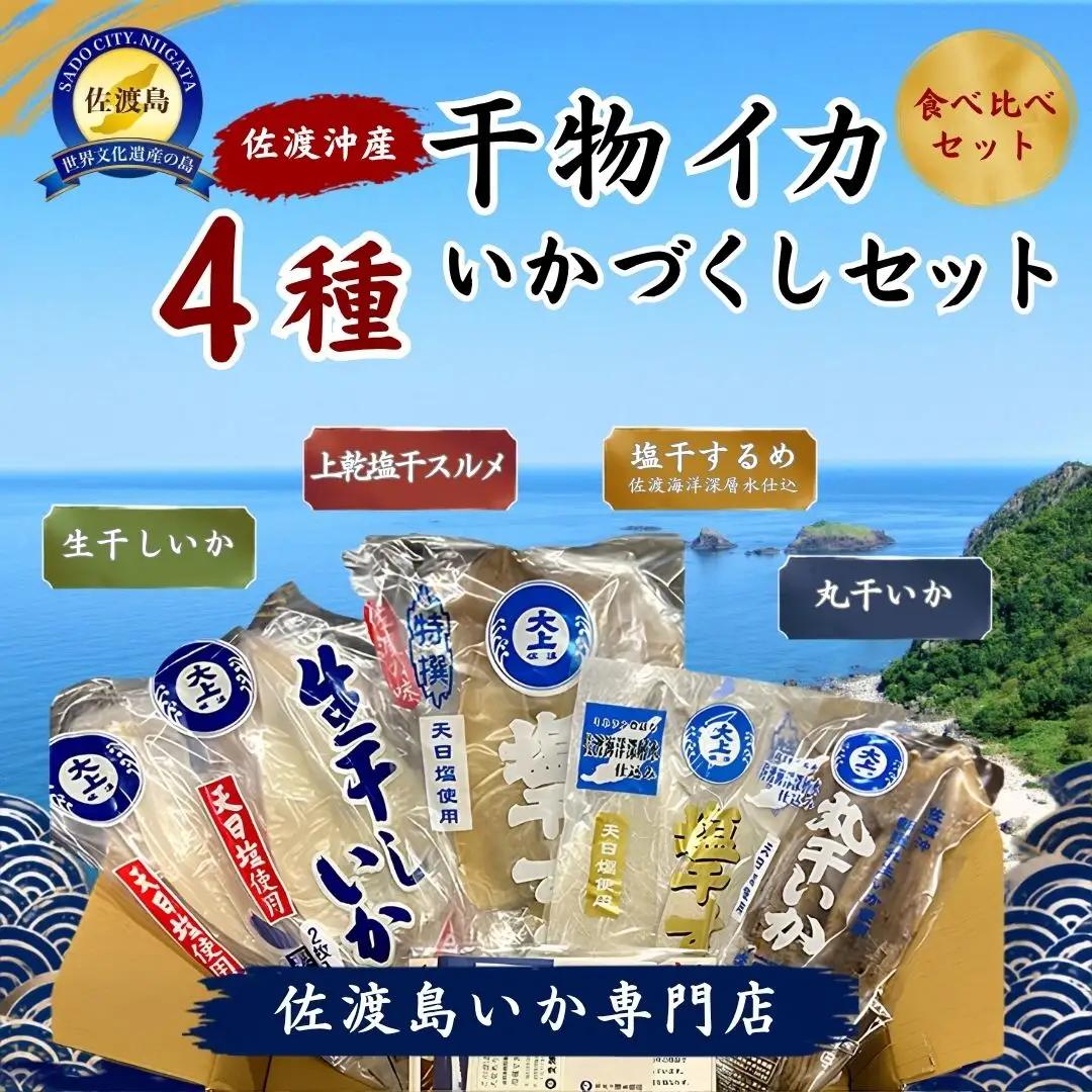干物 イカ 4種 佐渡沖産 いかづくしセット2 | 新潟県 干物
