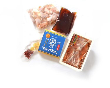 国産牛もつ鍋(醤油味)2人前&辛子明太子 切子 450g 吉富町/株式会社マル五[BGAC026]