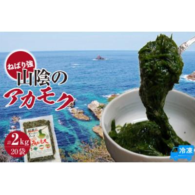 ふるさと納税 香美町 無添加スーパーフード ねばり強 山陰のアカモク 100g×20袋 冷凍