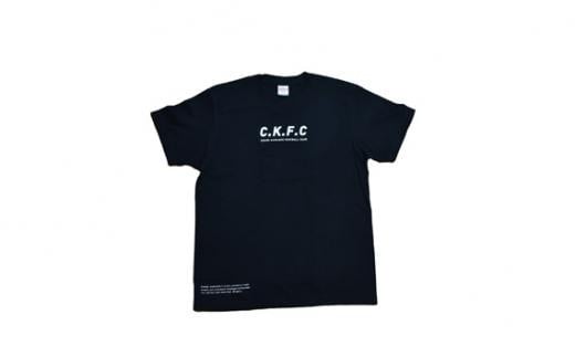【黒・XLサイズ】川越からJリーグへ。CKFCオリジナルTシャツ1枚 ／ サッカー ユニフォーム 埼玉県