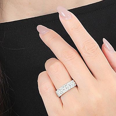 ふるさと納税 大月市 【サイズ:16号】プラチナ950 ダイヤ1.0ct パヴェ リング R639DI-P2 |  | 03