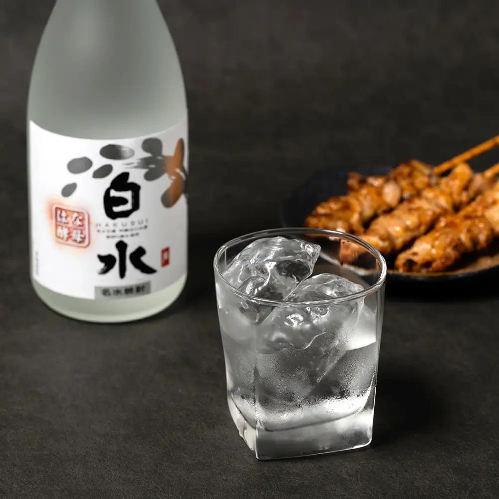 八代不知火蔵 白水 華酵母 720ml 3本 米焼酎 焼酎 はくすい 酒 本格焼酎 乙類 25度 蒸留酒 独自の酵母
