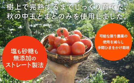 飲み心地、とろり「樹上完熟中玉とまとジュース」710ml×2本 【 ふるさと納税 人気 おすすめ ランキング トマトジュース とまとジュース とまと トマト 野菜 ドリンク 健康 完熟 飲む 赤い ギ