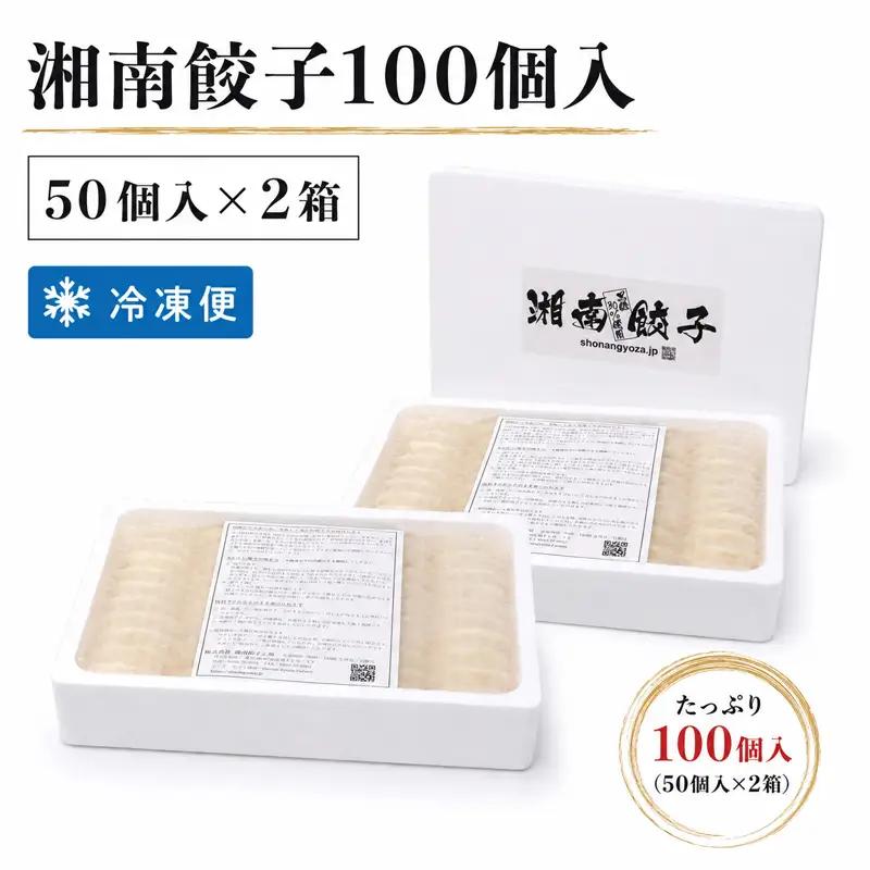 湘南餃子 100個 (50個×2箱) 国産 黒豚 野菜 餃子